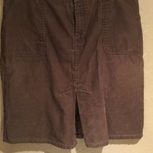 Old Navy Brown Corduroy skirt